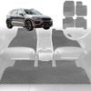 6D Diamond Car Floor Mats for Cupra Ateca 2016-Current-Full Set-Grey-Outback GT