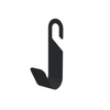 Rapid 125 x 293 x 80mm Black Crest Hose Hanger
