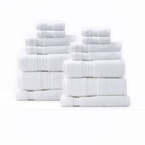 14pc Renee Taylor Brentwood 650gsm Low Twist Towel Set Bright