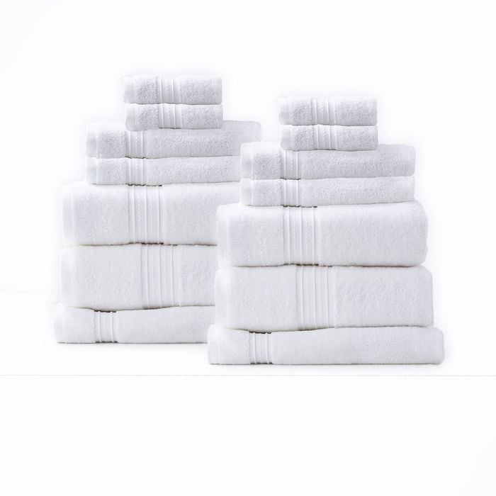 14pc Renee Taylor Brentwood 650gsm Low Twist Towel Set Bright