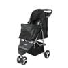 Pawz Foldable Pet Stroller Carrier Large Black