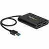 StarTech.com USB to Dual Monitor DisplayPort Adapter - 4K 60Hz - USB 3.0 5Gbps - DisplayLink Cert. - Limited stock