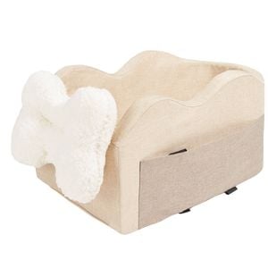 VEVOR Center Console Dog Car Seat Light Brown for Small 3.6 kg