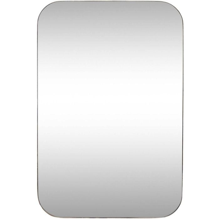 LVD Rectangle Metal/Mirror Talah Wall Hanging Home Decor 61.5x92.5cm