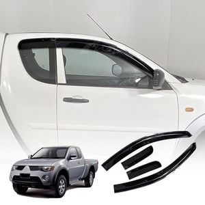 Weathershields for Mitsubishi Triton ML MN Club Cab 2006-2015 Weather Shields Wind Deflectors