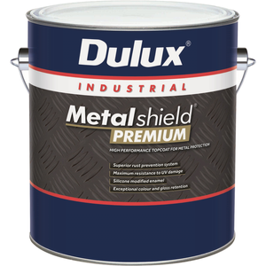 Dulux 4L Metalshield Premium Industrial Aluminium Topcoat Paint