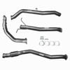 Ignite Exhausts Turbo Back For Nissan D22 Navara 2.5l 3" No Cat With Pipe Raw Aluminised Steel