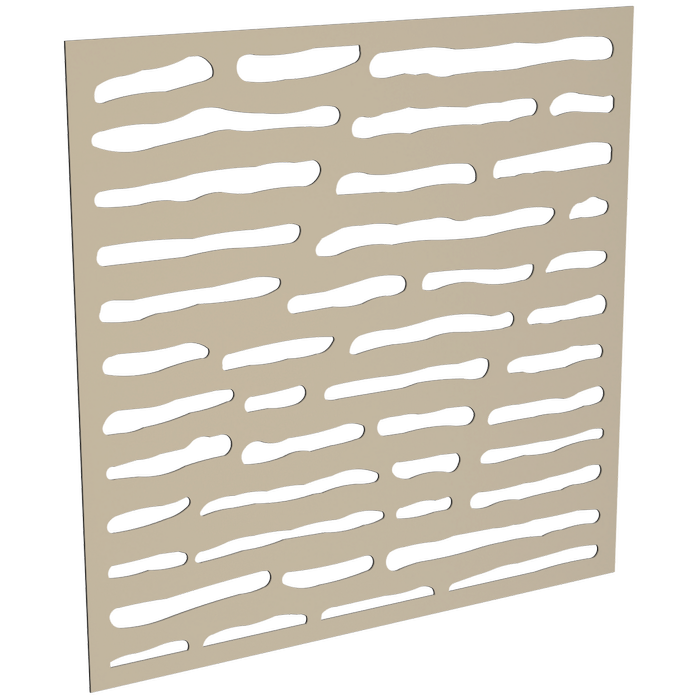 ProtectorAl 300 - 1200 x 300-1200mm Paperbark Slate Unframed Solid Aluminium Decorative Panel