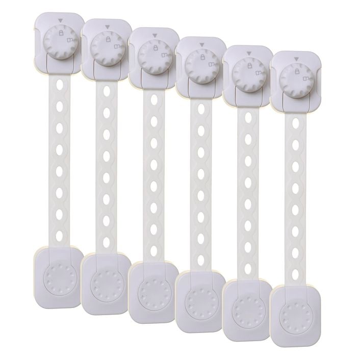 Dreambaby Child Safety Twist ‘N Lock Multi-Purpose Latch - 6 Pack