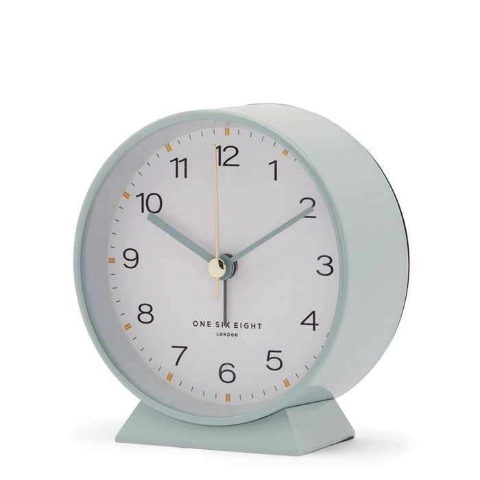 One Six Eight London HAYLEY Sage Green Alarm Clock