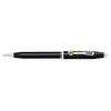 Cross Ferrari Century Ii Ball Point Pen Writing Medium Nib Glossy Black Lacquer