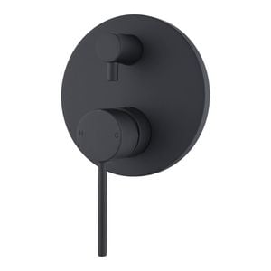 Mondella Resonance 35mm Matte Black Pin Lever Diverter Shower Mixer