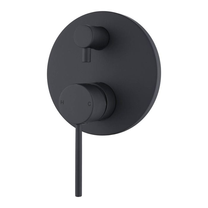 Mondella Resonance 35mm Matte Black Pin Lever Diverter Shower Mixer