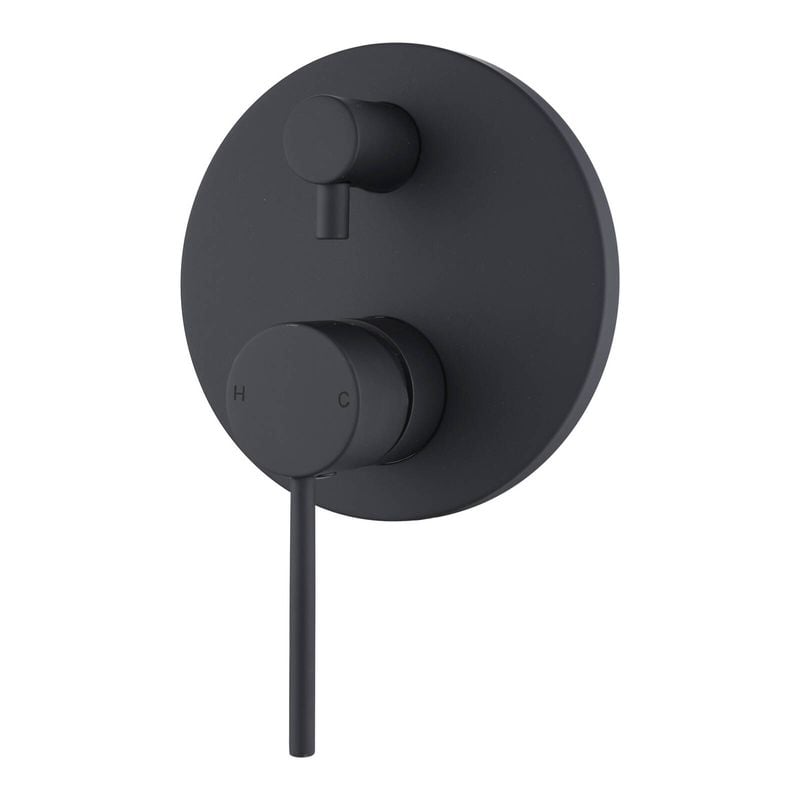 Mondella Resonance 35mm Matte Black Pin Lever Diverter Shower Mixer