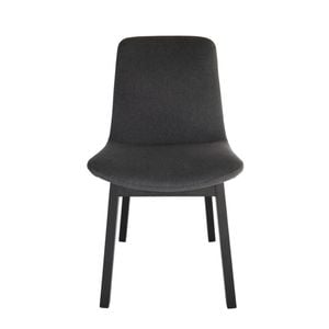 Sk Designer Living | Cozy Dining Chair | Black Legs - Dark Grey Fabric