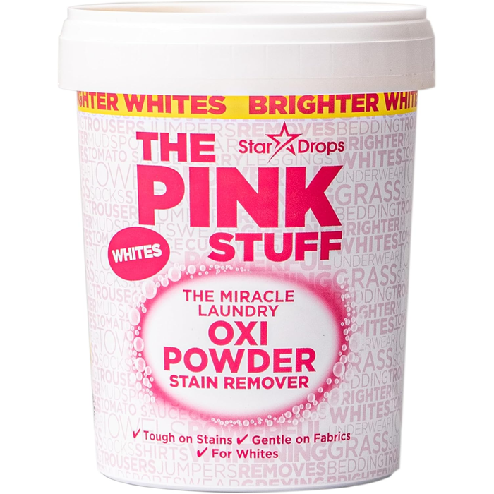 The Pink Stuff 1kg Miracle Laundry Oxi Powder Stain Remover - Whites