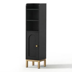 Artiss 2x Bathroom Storage Cabinet 84cm Black