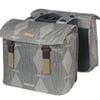 Basil Elegance Double Pannier Bag Mik 40-49l Chateau Taupe Grey