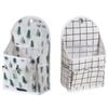 Catzon 2 Pcs Wall Hanging Storage Bag with Hooks for Kitchen Bderoom-Set A