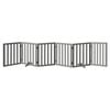 Alopet Wooden Pet Gate Dog Fence 284x60.5cm 6 Panels Safety Stair Barrier Security Door