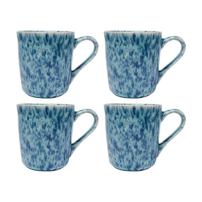 4pk Maxwell & Williams The Mug Club Mist & Moss Mug 380ml - Blue