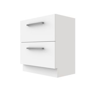 Stein 600 x 450 x 810mm White Select Floor Standing Vanity To Suit Handle