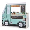 Plum 2-in-1 Wooden Street Food Truck & Kitchen - Pretend Play Set For Mini Chefs