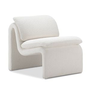 Curvee Cream Bouclé Occasional Chair