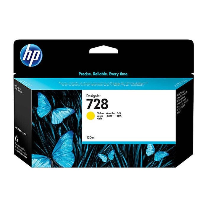 Hp #728 130ml Yell Ink F9j65a
