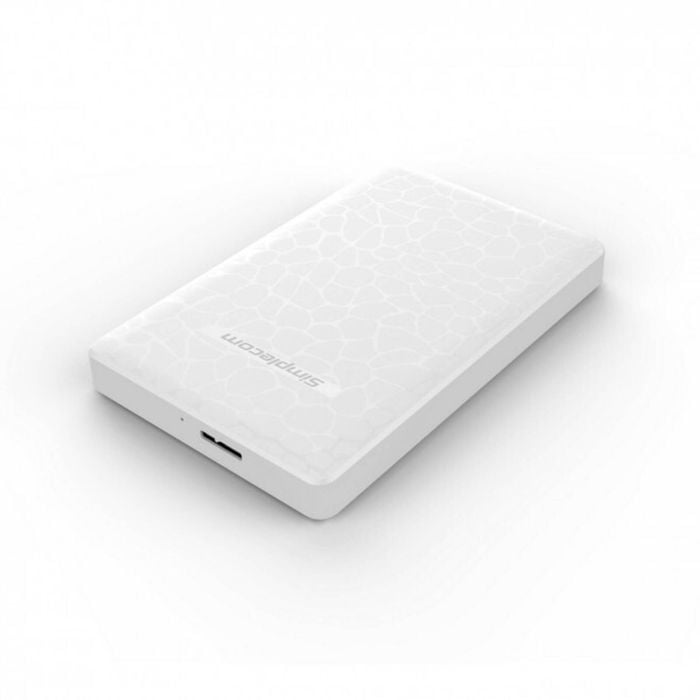 Simplecom Se101 Compact Tool-free 2.5'' Sata To Usb 3.0 Hdd/ssd Enclosure White