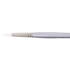 Jasart Size 3/0 Round Synthetic Brush White