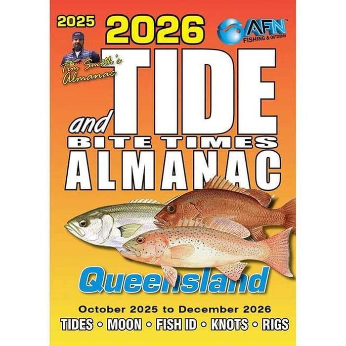 2026 Queensland QLD Tide And Bite Times Almanac Book