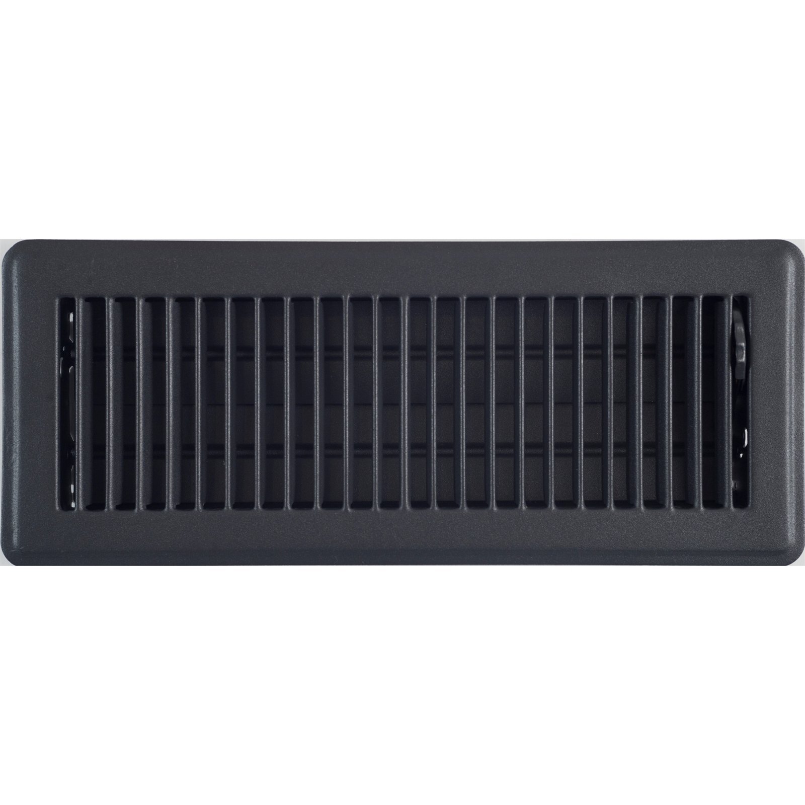 Accord 10 x 30cm Brown Metal Louvered Floor Vent thumbnail 2