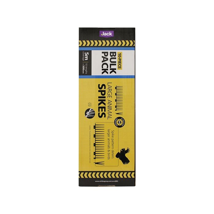 Jack 500mm Large Deterrent Animal Spikes - 10 Pack