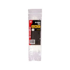 Gardner Bender 200 x 4.3mm Write On ID Cable Ties - 25 Pack