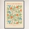 Galrie William Morris Trellis Cotton Print (1864) Timeless Elegance for Your Home, Black Frame, 50 x 70cm (20 x 28inch)