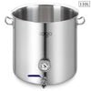SOGA 130L Stainless Steel No Lid Brewery Pot With Beer Valve (55*55cm)