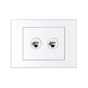 HPM VIVO 2 Gang RJ45 CAT6 Outlet