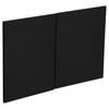 Kaboodle 900mm Black Olive Alpine Rangehood Cabinet Doors - 2 Pack
