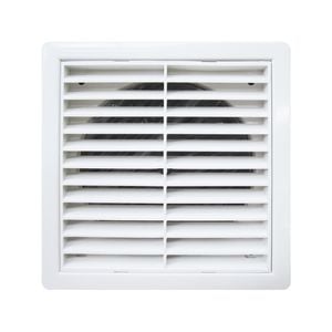 Manrose 125mm White Vent Fixed