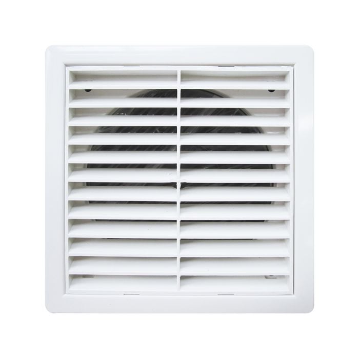Manrose 125mm White Vent Fixed