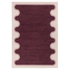 Loopsie-330cm X 240cm-koloa Plum And Beige Washable Rug