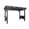 Backyard Discovery Rockport 3.7m X 1.8m Galvanised Steel Hardtop Barbeque Gazebo with Bar Tops and PowerPort
