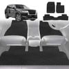 6D Diamond Car Floor Mats for Nissan Pathfinder 8 seater (R53)2022-Current-Ultimate Set-Black-Outback GT