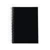 Spirax Hard Cover Twin Wire Notebook A4 (200 pages) (Black)