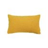SOGA Boucle Textured Cushion 30x50cm Mustard Yellow Soft Cozy Decorative Throw Pillow