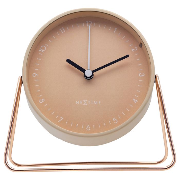 Nextime Berlin 14x13cm Table Alarm Clock W/ Night Light - Pink