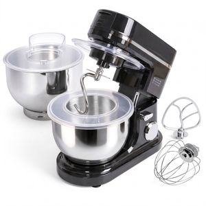 YOPOWER Stand Mixer, 8L+6.5L Bowls Kitchen Mixer with 6 Speed Electric Food Mixer