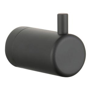 evekare Matte Black Heavy Duty Robe Hook