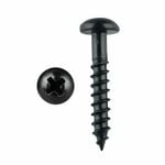Pinnacle 5 x 40mm Black Round Timber Screw - 20 Pack